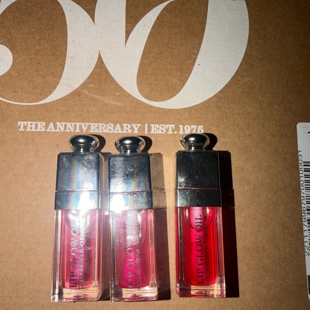 Dior Lip Glow Oil Set in Pink and Red